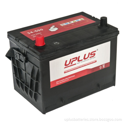 34-550 Bci Standard 12V 60ah Car Battery Manufacturer